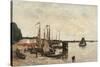 Anvers, the Port-Eugène Boudin-Stretched Canvas