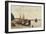 Anvers, the Port-Eugène Boudin-Framed Art Print