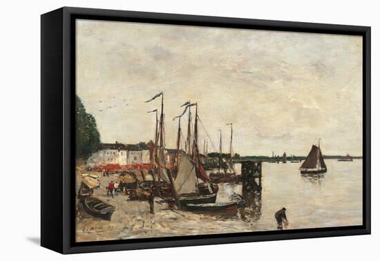 Anvers-Eugène Boudin-Framed Stretched Canvas