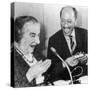 Anwar Sadat and Golda Meir-null-Stretched Canvas