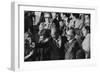 Anwar Sadat and Menachem Begin acknowledge President Carter as he announces the Camp David Accords-Warren K. Leffler-Framed Photographic Print