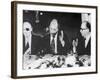 Anwar Sadat at a State Dinner-null-Framed Photographic Print