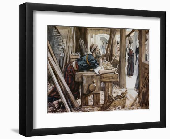 Anxiety of Joseph-James Tissot-Framed Giclee Print