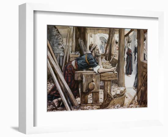 Anxiety of Joseph-James Tissot-Framed Giclee Print