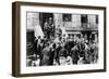 Anxious Crowds Outside the White Star Line Office, 1912-Sport & General-Framed Giclee Print