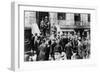 Anxious Crowds Outside the White Star Line Office, 1912-Sport & General-Framed Giclee Print