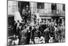 Anxious Crowds Outside the White Star Line Office, 1912-Sport & General-Mounted Giclee Print