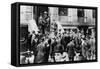 Anxious Crowds Outside the White Star Line Office, 1912-Sport & General-Framed Stretched Canvas