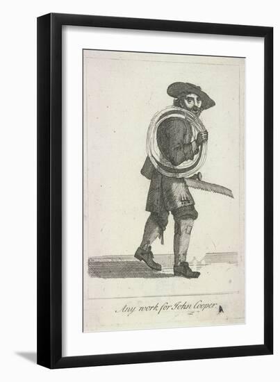 Any Work for John Cooper, Cries of London, C1688-Marcellus Laroon-Framed Giclee Print