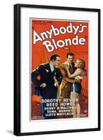 Anybody's Blonde-null-Framed Art Print