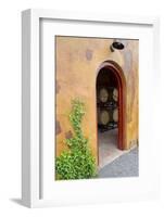 Anyela's Vineyard Winery, Wine Cellar, Skaneateles, New York, USA-Cindy Miller Hopkins-Framed Photographic Print