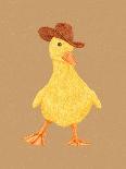 Daphne the Cowgirl Duckling-Anyone Can Yeehaw-Stretched Canvas