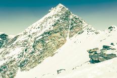 Mountain Ridge with Wind Blowing off Some Snow-Anze Bizjan-Photographic Print