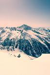 Alpine Valley Surrounded with Mountains-Anze Bizjan-Photographic Print