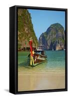 Ao Maya Bay, Ko Phi Phi Le Island, Krabi Province, Thailand, Southeast Asia, Asia-null-Framed Stretched Canvas