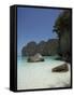 Ao Maya, Ko Phi Phi Leh, Thailand, Southeast Asia-Joern Simensen-Framed Stretched Canvas