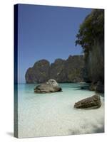 Ao Maya, Ko Phi Phi Leh, Thailand, Southeast Asia-Joern Simensen-Stretched Canvas