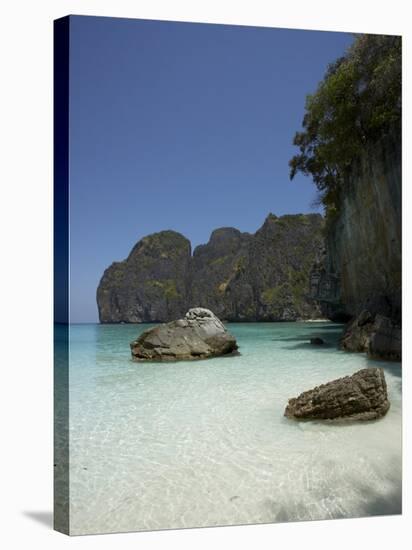 Ao Maya, Ko Phi Phi Leh, Thailand, Southeast Asia-Joern Simensen-Stretched Canvas