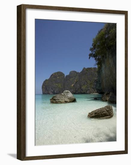 Ao Maya, Ko Phi Phi Leh, Thailand, Southeast Asia-Joern Simensen-Framed Photographic Print