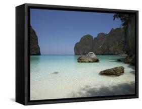 Ao Maya, Ko Phi Phi Leh, Thailand, Southeast Asia-Joern Simensen-Framed Stretched Canvas