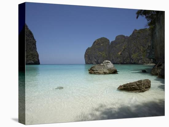 Ao Maya, Ko Phi Phi Leh, Thailand, Southeast Asia-Joern Simensen-Stretched Canvas