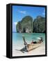 Ao Maya, Phi Phi Le, Ko Phi Phi, Krabi Province, Thailand, Southeast Asia-Bruno Morandi-Framed Stretched Canvas