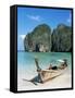 Ao Maya, Phi Phi Le, Ko Phi Phi, Krabi Province, Thailand, Southeast Asia-Bruno Morandi-Framed Stretched Canvas