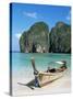 Ao Maya, Phi Phi Le, Ko Phi Phi, Krabi Province, Thailand, Southeast Asia-Bruno Morandi-Stretched Canvas