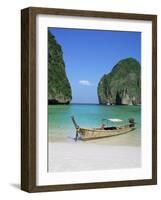 Ao Maya, Phi Phi Le, Ko Phi Phi, Krabi Province, Thailand, Southeast Asia-Bruno Morandi-Framed Photographic Print