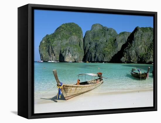 Ao Maya, Phi Phi Le, Ko Phi Phi, Krabi Province, Thailand, Southeast Asia-Bruno Morandi-Framed Stretched Canvas