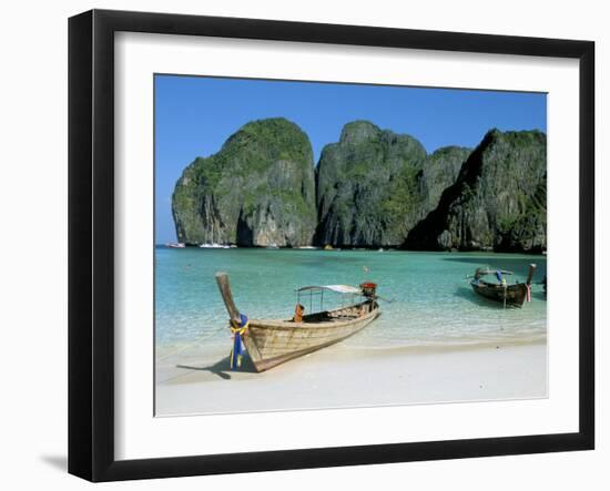 Ao Maya, Phi Phi Le, Ko Phi Phi, Krabi Province, Thailand, Southeast Asia-Bruno Morandi-Framed Photographic Print