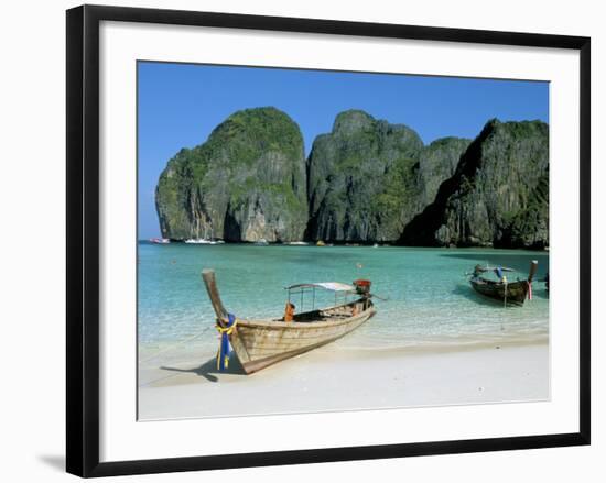 Ao Maya, Phi Phi Le, Ko Phi Phi, Krabi Province, Thailand, Southeast Asia-Bruno Morandi-Framed Photographic Print