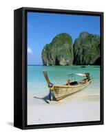 Ao Maya, Phi Phi Le, Ko Phi Phi, Krabi Province, Thailand, Southeast Asia-Bruno Morandi-Framed Stretched Canvas