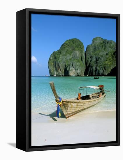 Ao Maya, Phi Phi Le, Ko Phi Phi, Krabi Province, Thailand, Southeast Asia-Bruno Morandi-Framed Stretched Canvas