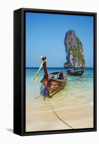 Ao Phra Nang Bay, Ko Poda Island, Krabi Province, Thailand, Southeast Asia, Asia-null-Framed Stretched Canvas