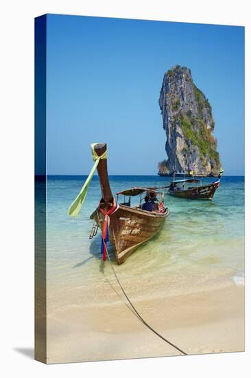 Ao Phra Nang Bay, Ko Poda Island, Krabi Province, Thailand, Southeast Asia, Asia-null-Stretched Canvas