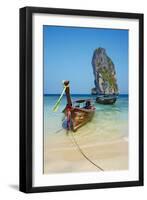 Ao Phra Nang Bay, Ko Poda Island, Krabi Province, Thailand, Southeast Asia, Asia-null-Framed Photographic Print