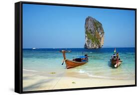 Ao Phra Nang Bay, Ko Poda Island, Krabi Province, Thailand, Southeast Asia, Asia-null-Framed Stretched Canvas