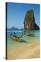 Ao Phra Nang Bay, Railay Beach, Hat Tham Phra Nang Beach, Krabi Province, Thailand-null-Stretched Canvas