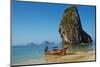 Ao Phra Nang Bay, Railay Beach, Hat Tham Phra Nang Beach, Krabi Province, Thailand-null-Mounted Photographic Print