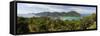 Ao Ton Sai and Ao Dalam Bays from Viewpoint-Stuart Black-Framed Stretched Canvas