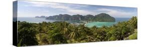 Ao Ton Sai and Ao Dalam Bays from Viewpoint-Stuart Black-Stretched Canvas