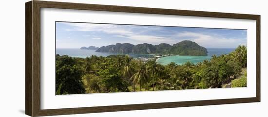 Ao Ton Sai and Ao Dalam Bays from Viewpoint-Stuart Black-Framed Photographic Print