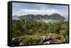 Ao Ton Sai and Ao Dalam Bays from Viewpoint-Stuart Black-Framed Stretched Canvas