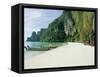 Ao Ton Sai Bay, Phi-Phi Don Island, Krabi Province, Thailand, Asia-Gavin Hellier-Framed Stretched Canvas