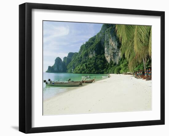 Ao Ton Sai Bay, Phi-Phi Don Island, Krabi Province, Thailand, Asia-Gavin Hellier-Framed Photographic Print
