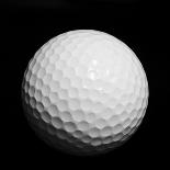 Golf Ball-aodaodaod-Mounted Art Print