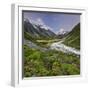 Aoraki, Hooker River, Mount Cook National Park, Canterbury, South Island, New Zealand-Rainer Mirau-Framed Photographic Print