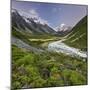 Aoraki, Hooker River, Mount Cook National Park, Canterbury, South Island, New Zealand-Rainer Mirau-Mounted Photographic Print