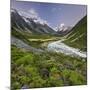 Aoraki, Hooker River, Mount Cook National Park, Canterbury, South Island, New Zealand-Rainer Mirau-Mounted Photographic Print